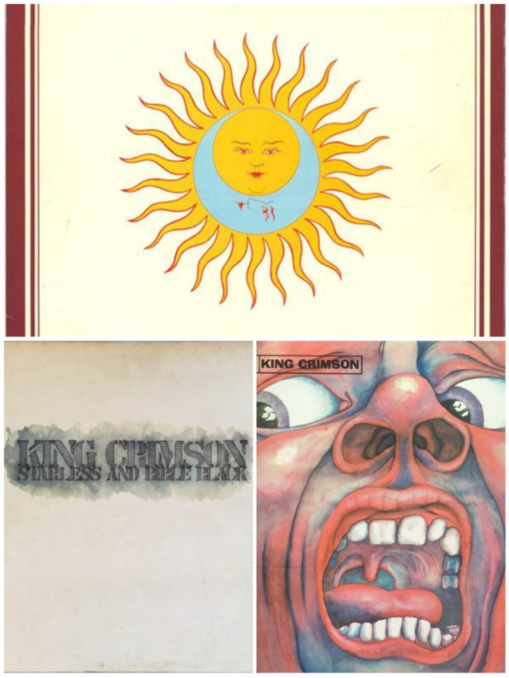 Lot Of 3 KING CRIMSON Vinyl Albums